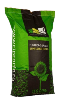 FLOAREA SOARELUI CIPROSOL SU SEMI-TIMPURIU, CIPROMA